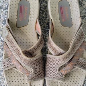 ***Sale***Skechers Women's Tan and Peach Sandals
